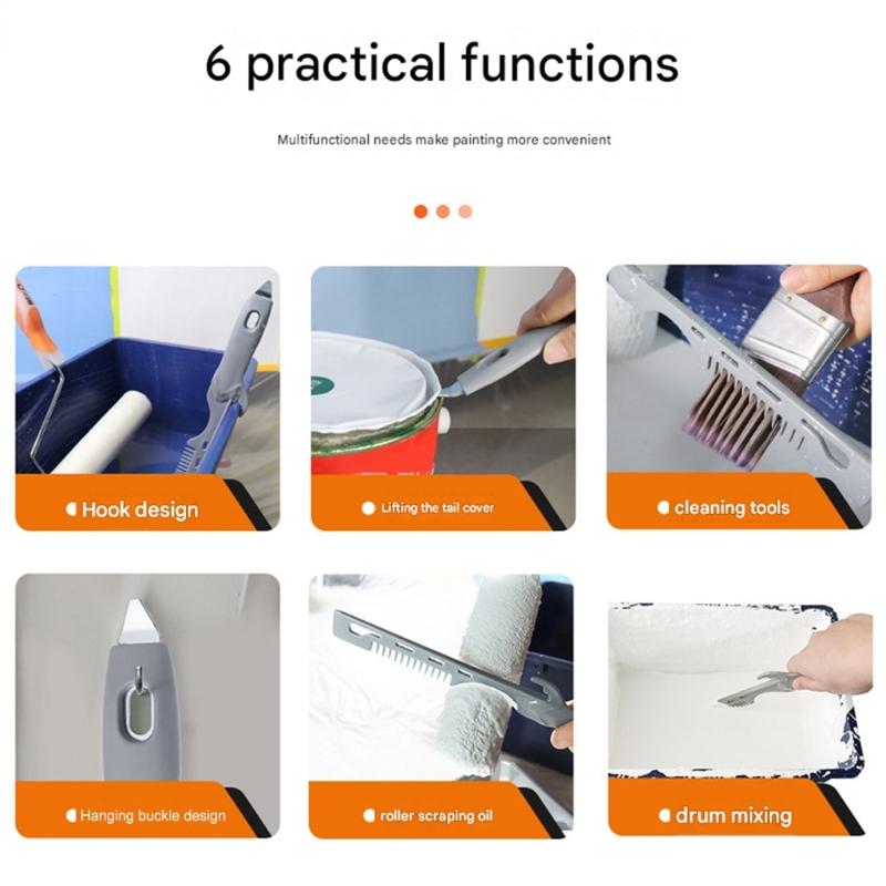Профессиональная пластиковая палочка для размешивания краски, mixing stick, для красок на водной основе, с металлическим сердечником, длина 35 см, долговечный инструмент для перемешивания