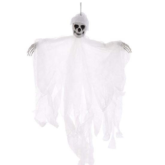 Halloween Hanging Skull Ghost Scary Grim Reaper Skeleton Decoration for Outside Yard Porch Haunted House Party Decor