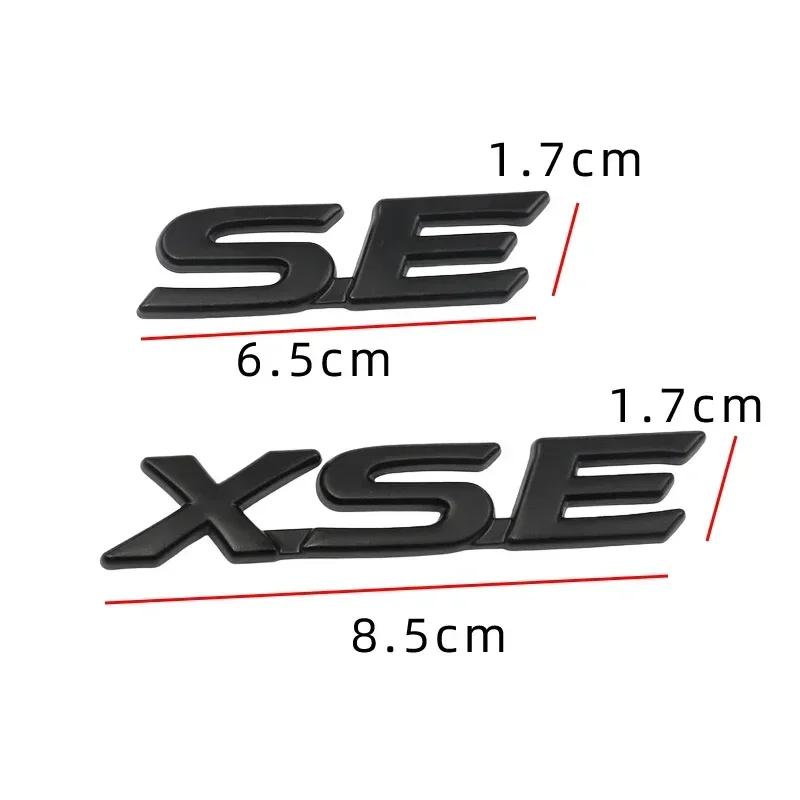 dclky10 3D Metal SE XSE Logo Rear Trunk Emblem Badge Decals Sticker For Toyota Camry Sienna Highlander Corolla Car Styling Accessories
