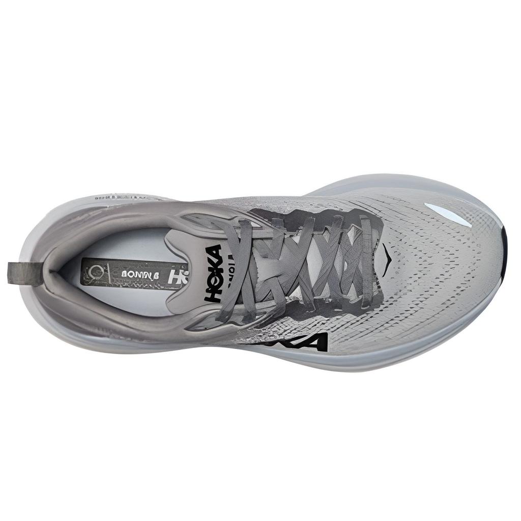 HOKA Bondi 8 Мужские кроссовки Sharkskin Grey Harbour-Mist 1123202-SHMS