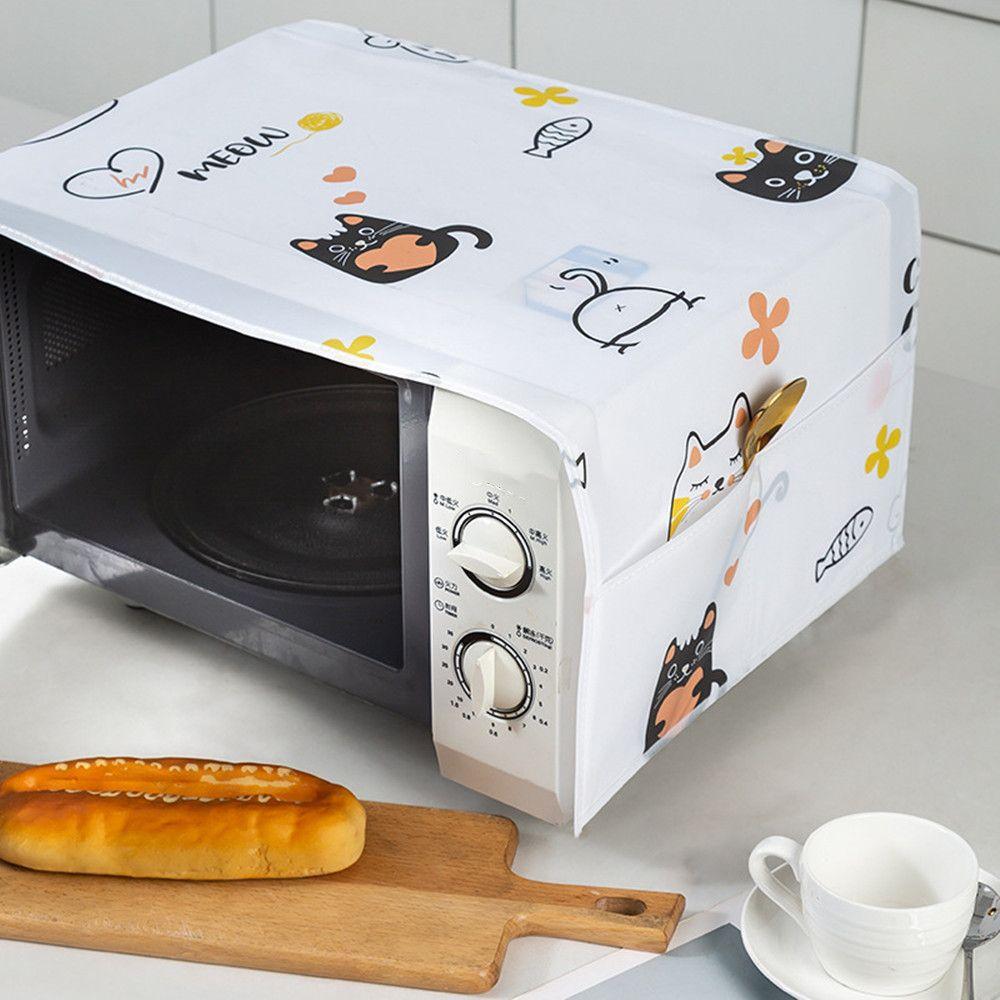 Водонепроницаемый Жироотталкивающий Чехол для хранения Чехлы для микроволновой печи Пылезащитный чехол с двойными карманами