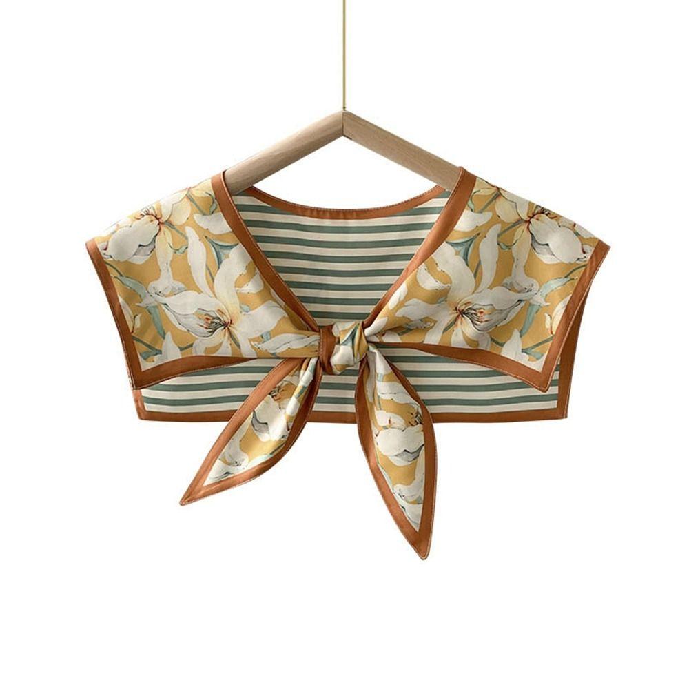 Silk Sunscreen Shawl Sunscreen False Collar Fashion Neckwear Summer