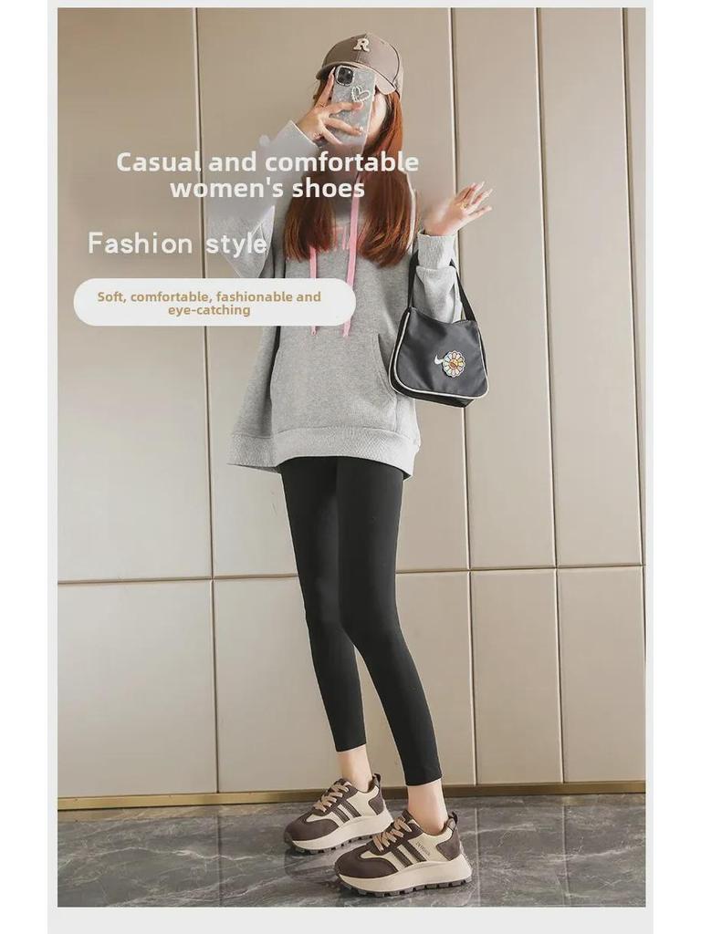 Женские кроссовки в гонконгском стиле Dad Shoes с толстой подошвой - модные кроссовки осень/зима 2024 года