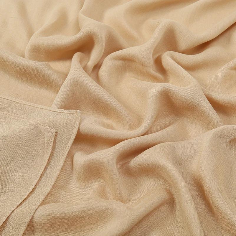 Большой размер Мусульманский Модальный Хиджаб Район Хлопок Шали Для Женщин Однотонный Шарф Большой Размер Головной Платок Обмотки Исламский Тюрбан Повязка на Голову 185*85см