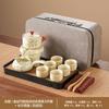 Ru kiln semi-automatic tea set household tea brewing Kung Fu tea set high-end office style business gifts