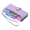 Realme 14 Pro+ 5G Flip Case, Wallet Zipper Pocket, Purple