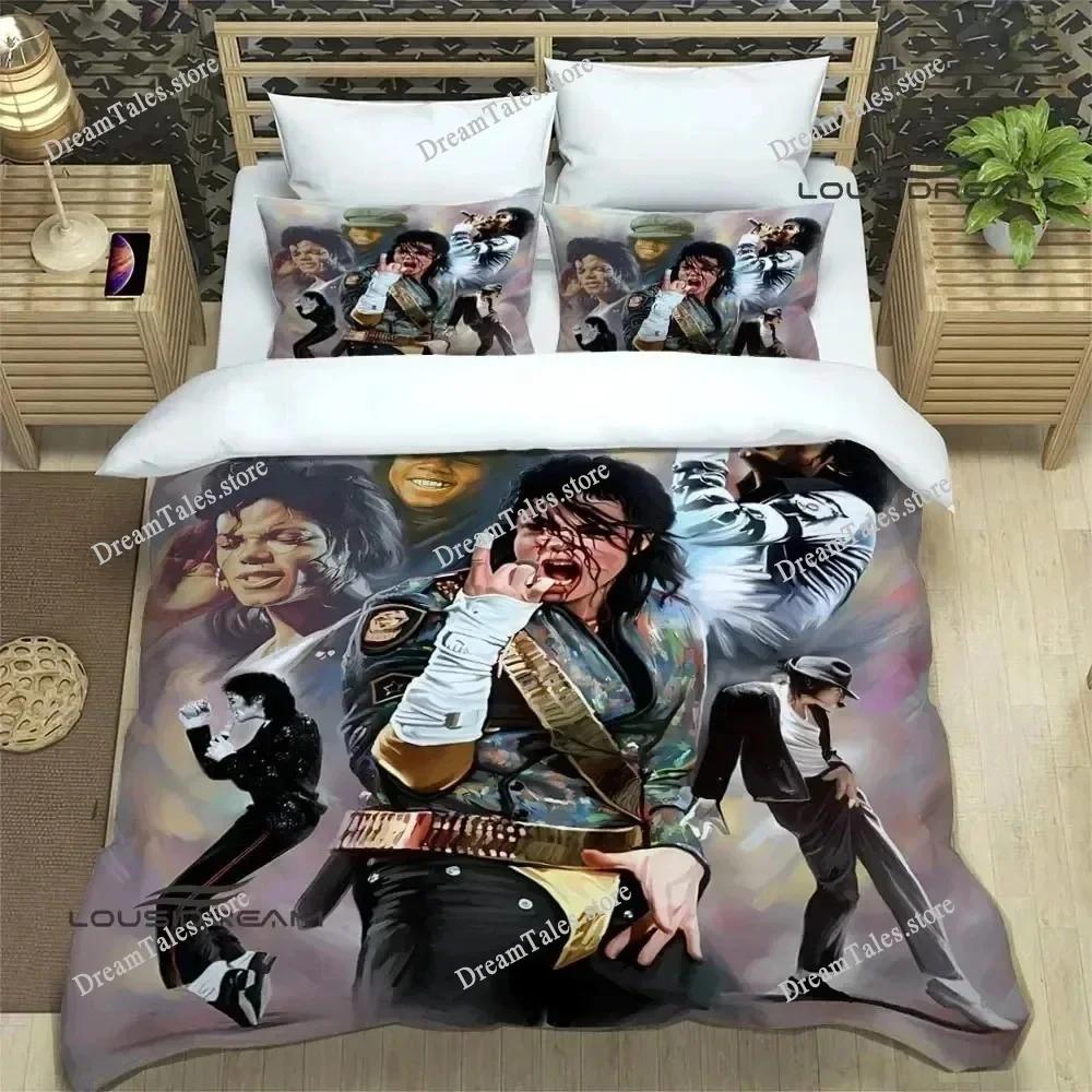 Michael Jackson Bedding Set Single Twin Full Queen King Size Bed Set Aldult Kid Bedroom Duvetcover Sets Bed Sheet Set 2025