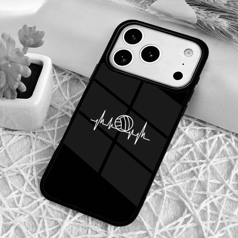 Чехол для телефона "Люблю играть в волейбол" для iPhone 17 Air 16 15 11 12 14 13 Pro Max Ударопрочный чехол