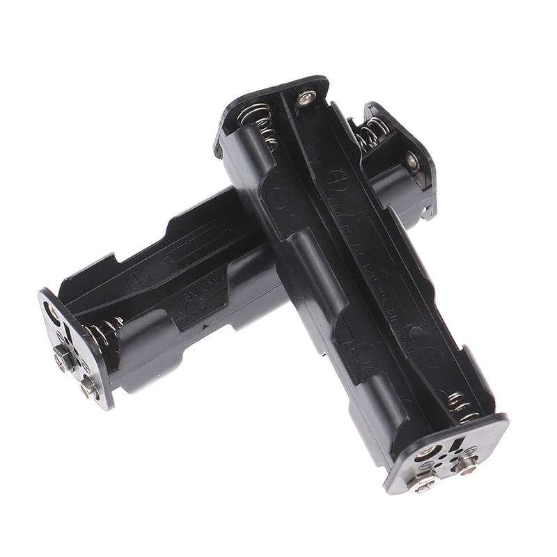 Длинный держатель для батареек типа 8 X Aa 12 В, ящик для хранения батареек «спина к спине»