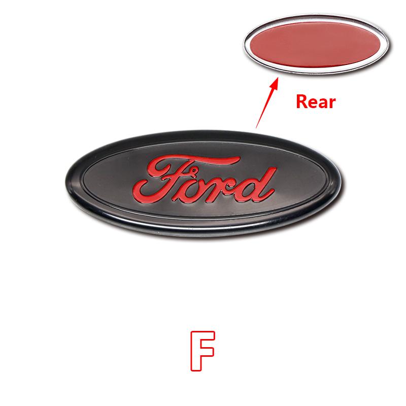 AAANK1 5.8cm Car Steering Wheel Center Badge Logo Sticker Steering Wheel Logo Sticker For Ford Focus 3 MK2 Fiesta MK7 Mondeo MK4 Fusion