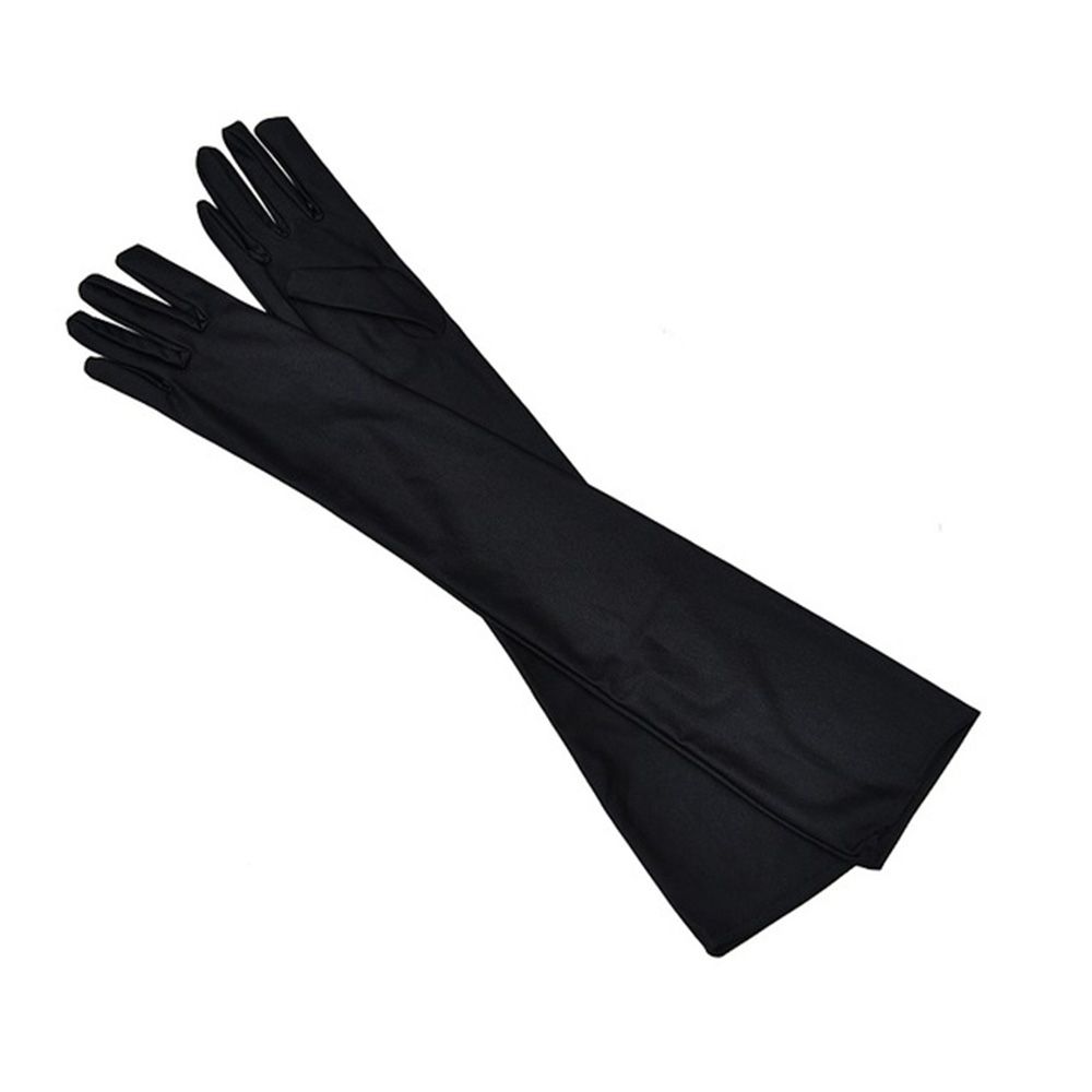 Ladies Parties Sunscreen Performance Satin Finger glove Driving Gloves Long Gloves Prom Gloves