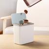 Mini Multifunctional Trash Can Desktop Home Car Storage Bucket Accessories with Lid Garbage Bin Nordic Style Living Room Office