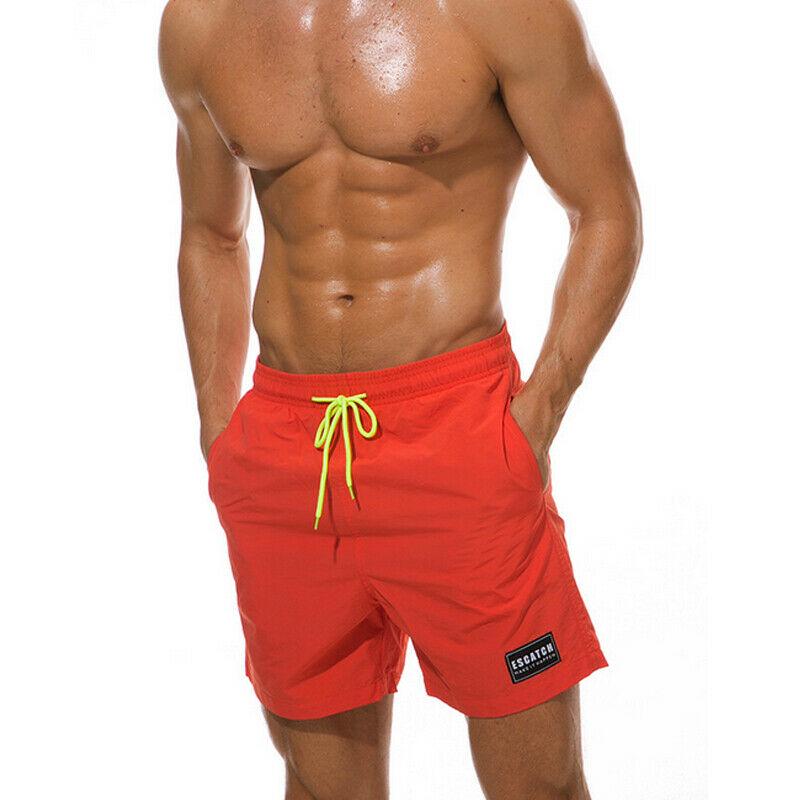 Men Swim Shorts Swimwear Swimming Trunks Sports Beachwear Boxer Briefs Half Pant