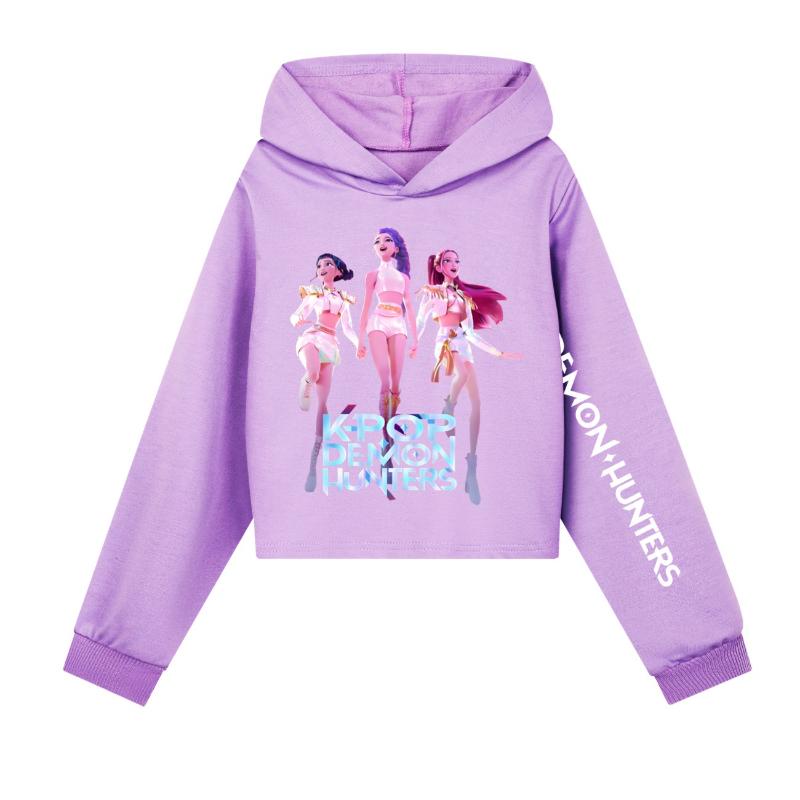 Children's Short Cartoon Print Print Comfortable Versatile Sweatshirt Casual Top Jumper