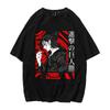 Attack On Giants Anime Alan Yeager Pattern Printed T-Shirt Short Sleeve Men's and Women's Summer Cotton Loose