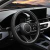 Soft Microfiber Leather Steering Wheel Cover, Universal 15 Inch For Women Girls, Fit Vehicles, Sedans, SUVs, Vans, Trucks - Light Pink