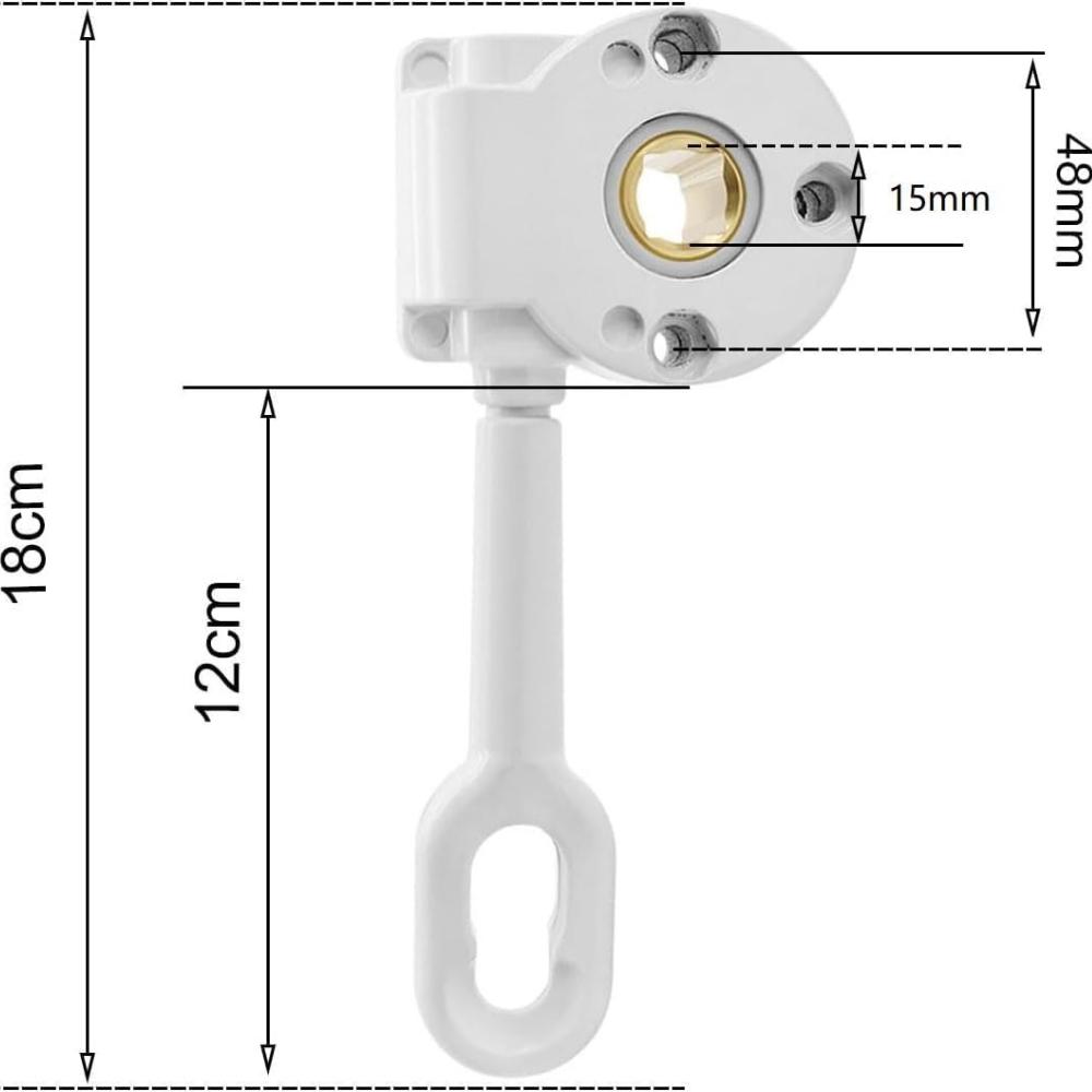 Лебедка для маркизы 1:11 Соотношение для маркиз с движением … (белый)