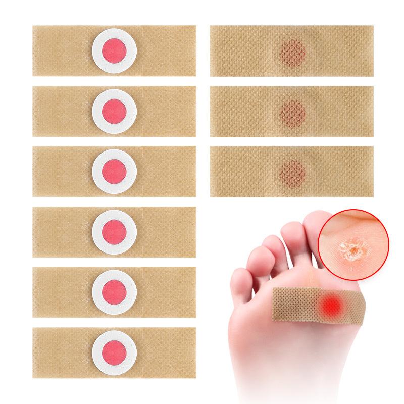 6 шт. наклейки для ухода за ногами, медицинский пластырь, подушечки для удаления мозолей, лечебные пластыри, мозоли, удаление мозолей, детокс, летние средства по уходу за ногами