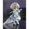 Obitsu 11 OB11 Size Outfit Set for Obitsu Dolls (11cm Body), Princess Dress, Lolita Style, Cute, 5-Piece Set (Blue Gray)