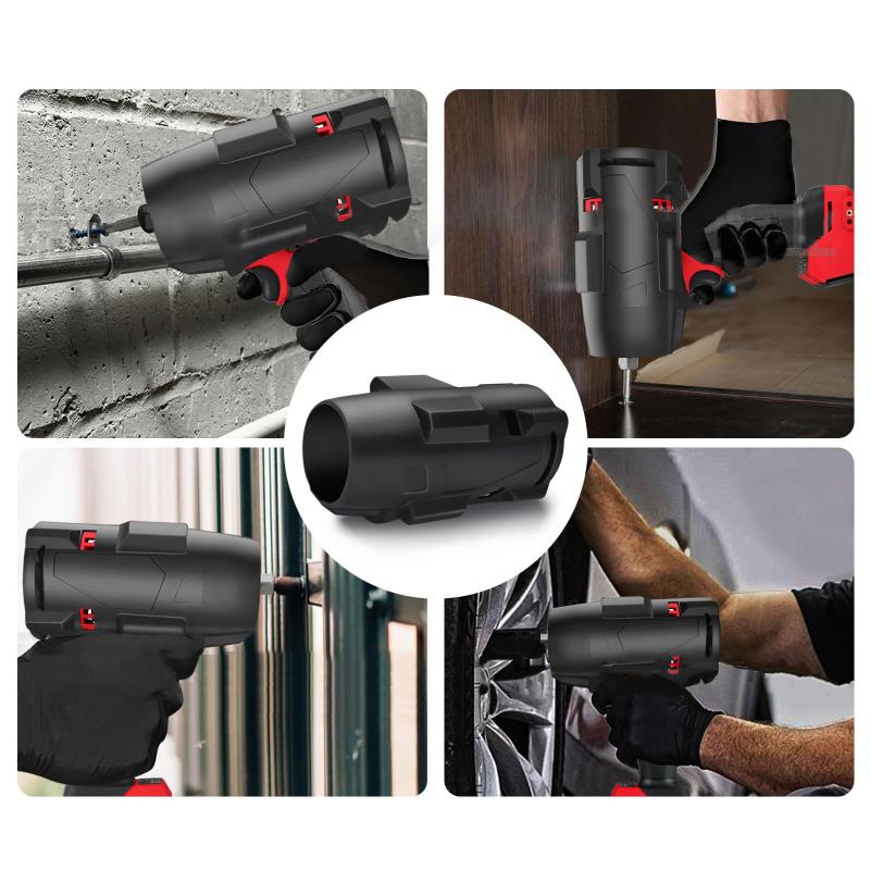 Подходит для M12 49-16-2554 Защита мощного ударного гайковерта 12 В Резиновая защита ударного гайковерта 2554-20P 2555P-20