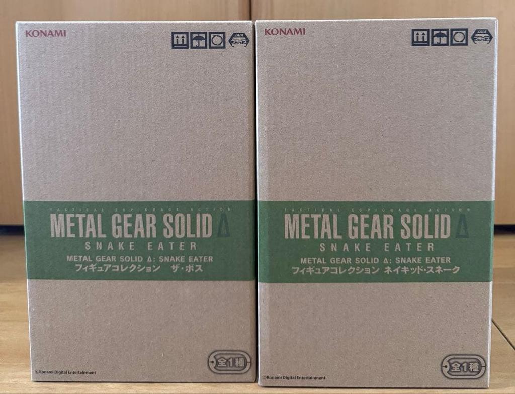 Metal Gear Solid Delta Snake Eater Figure Collection Naked Boss Set