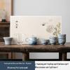 Song Yun Qing Hand-Painted Blue & White Ceramic Kung Fu Tea Set Gift Box
