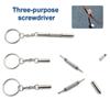 Keychain Watch Repair Tool Eyeglasses Screwdriver Straight Cross Screwdriver Glasses Screwdriver