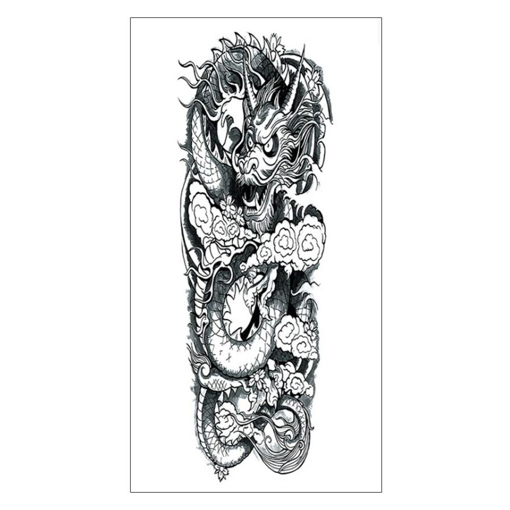 JELUNA Men's Long Sleeve DIY Tattoo Sticker T-60 1 pcs