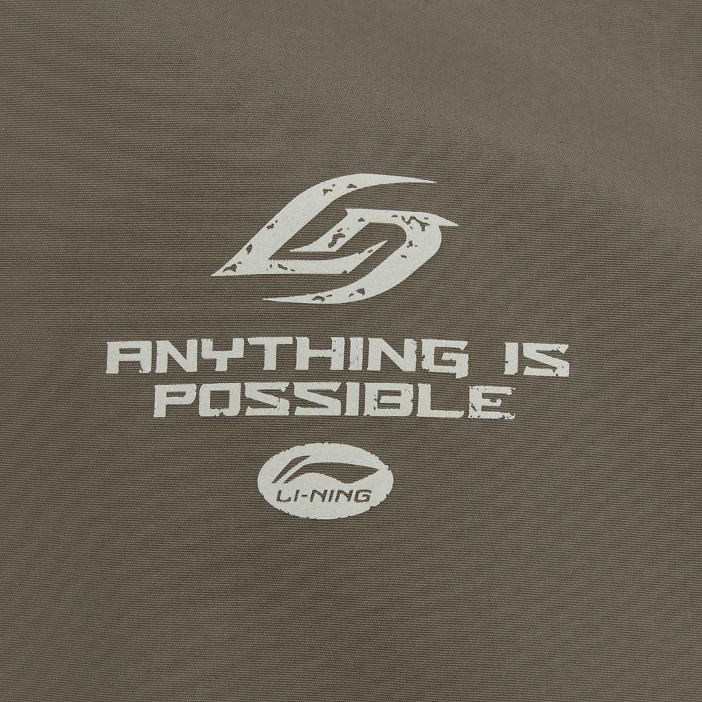 Спортивная серия Lifestyle от Li Ning Ветрозащитная водоотталкивающая свободная куртка с воротником-стойкой Унисекс куртка AJDW095-2