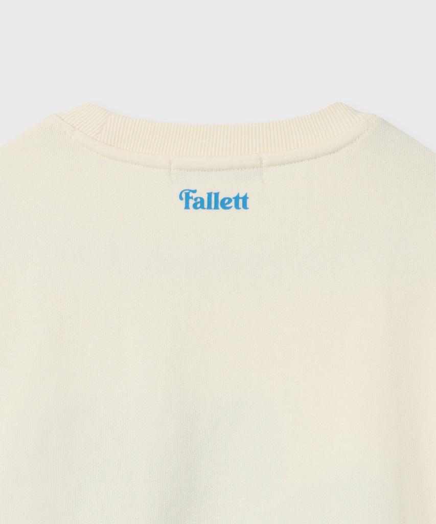 FALLETT Boucle Flower Sweatshirt Ivory