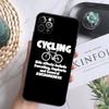 Cycling Bicycle Cycle Funny Phone Case For iPhone 16 Pro 11 12 13 14 15 Pro Max Mini XS X XR 7 8 16 Plus Cover Coque