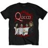 Queen Unisex Adult Ornate Crest Photo Cotton T-Shirt