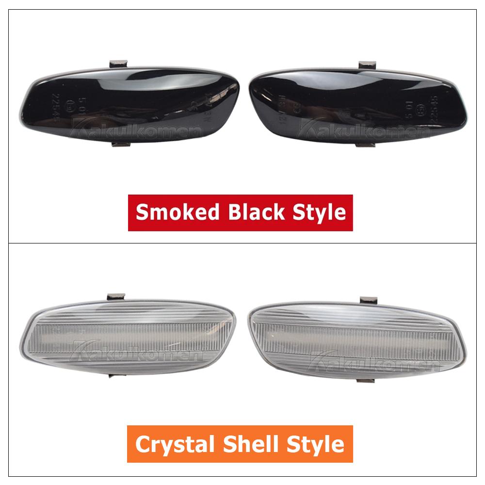 For Peugeot 207 308 3008 5008 RCZ For Citroen C3 C4 C5 DS3 DS4 Car Side Marker Fender Light LED Dynamic Turn Signal Blinker Lamp