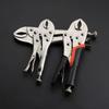 7/10/11 Inch Carbon Steel Welding C Clamp - Adjustable Straight Jaw Locking Mole Vice Grips with Force-Saving Pliers