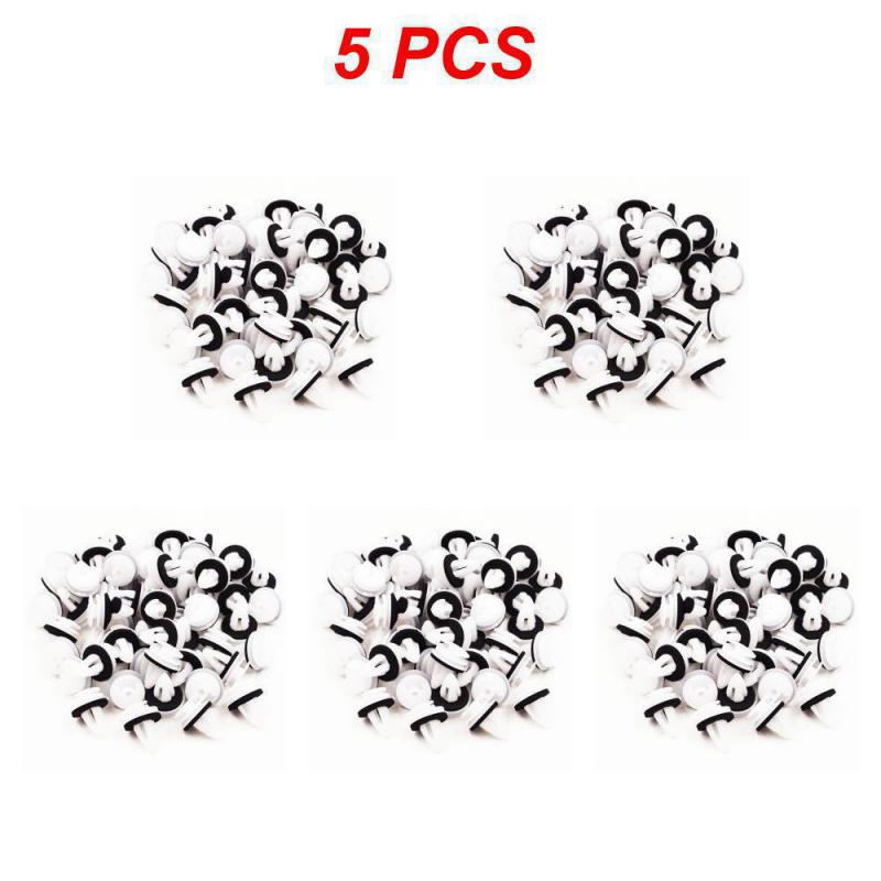 2~5PCS 50x Sealer Door Trim Panel Clip Push Type Retainer for 3 5 7 Series 87+ E36 E34 E46 E39 White Nylon Retainer