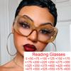Clear Lens Prescription Glasses For Women Anti-Blue Light Reading Glasses Large Frame Eyeglasses Oversized Cat Eye Glasses