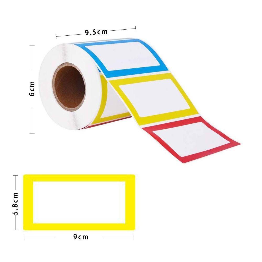 Colorful Name Tag Labels Sticker Category Labelling Sticker High Quality Labels Sticker