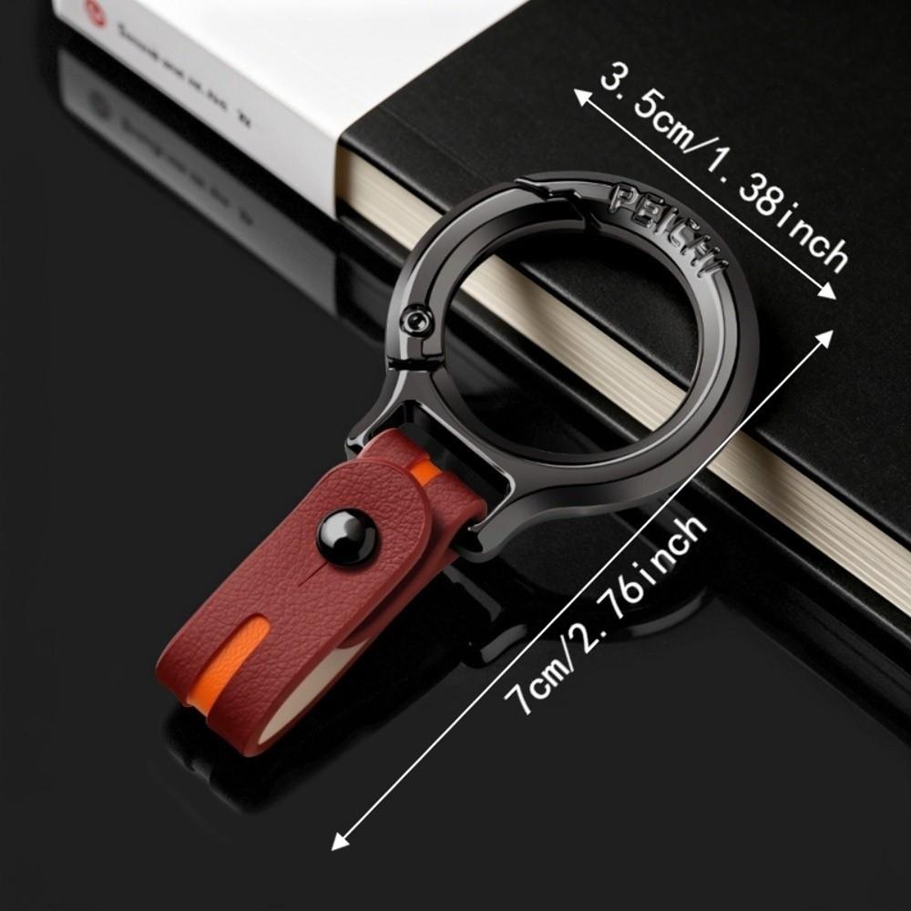 PU Leather Car Keychain Portable Car Key Holder Gifts Waist Keychain Car Keys