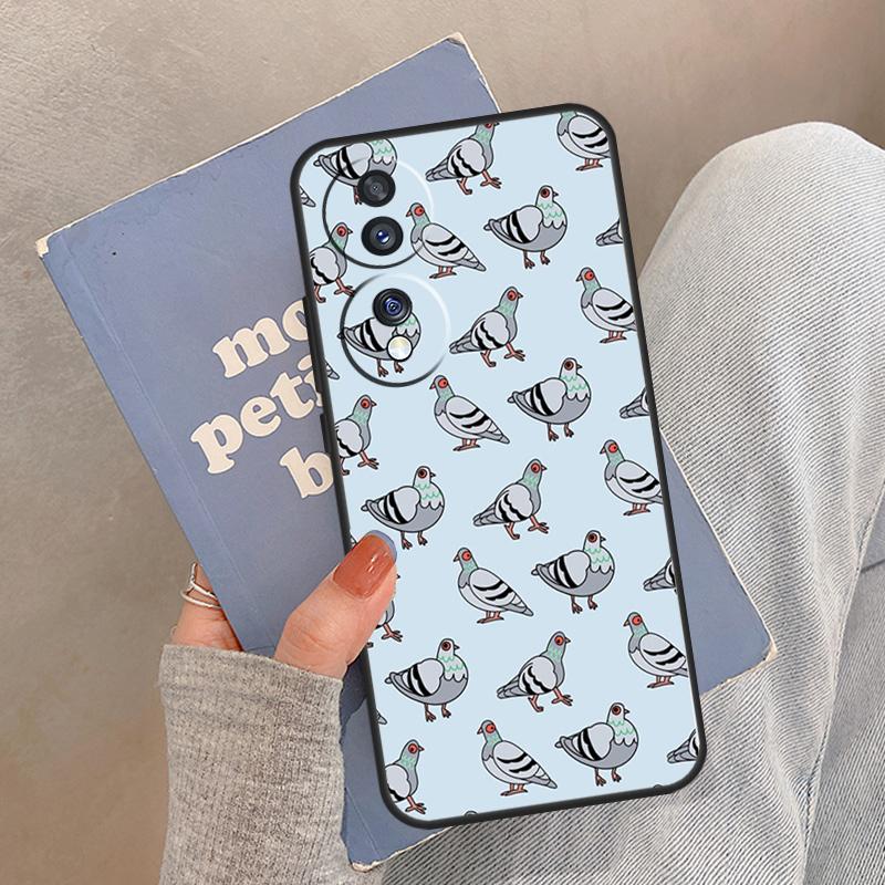 Чехол с голубями для Honor Magic 8 Pro 5 6 7 Lite Чехол для Honor 200 400 90 70 50 X8a X8b X9a X9b X9c