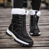Cotton Shoes For Women New Casual And Fashionable Umbrella Cloth Velvet Thickened Warm Snow Boots Big Cotton Shoes Winter