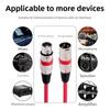 3Pin XLR  Audio Signal Cable Microphones Shielded Cable  for Mixer Microphone Balanced Cable