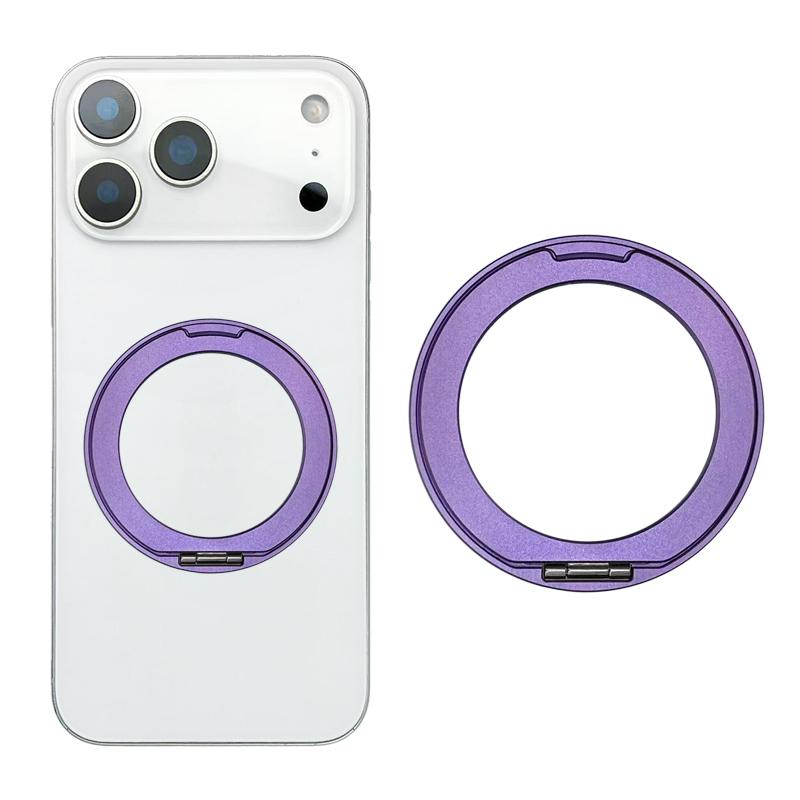 Magnetic Ring Holder Stand for Magsafe Iphone 17 Pro Max 17E 16E 16 Plus 15 14 13 12 11 Xs Mag Safe 360 Degree Rotating Bracket Phone Case Accessories