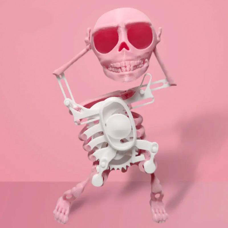 Заводная игрушка 3D танцующий череп