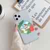 Чехол для телефона Oruchuban Ebichu для iPhone 11 12 Mini 13 14 Pro XS Max X 8 7 6s Plus 5 SE XR прозрачный чехол