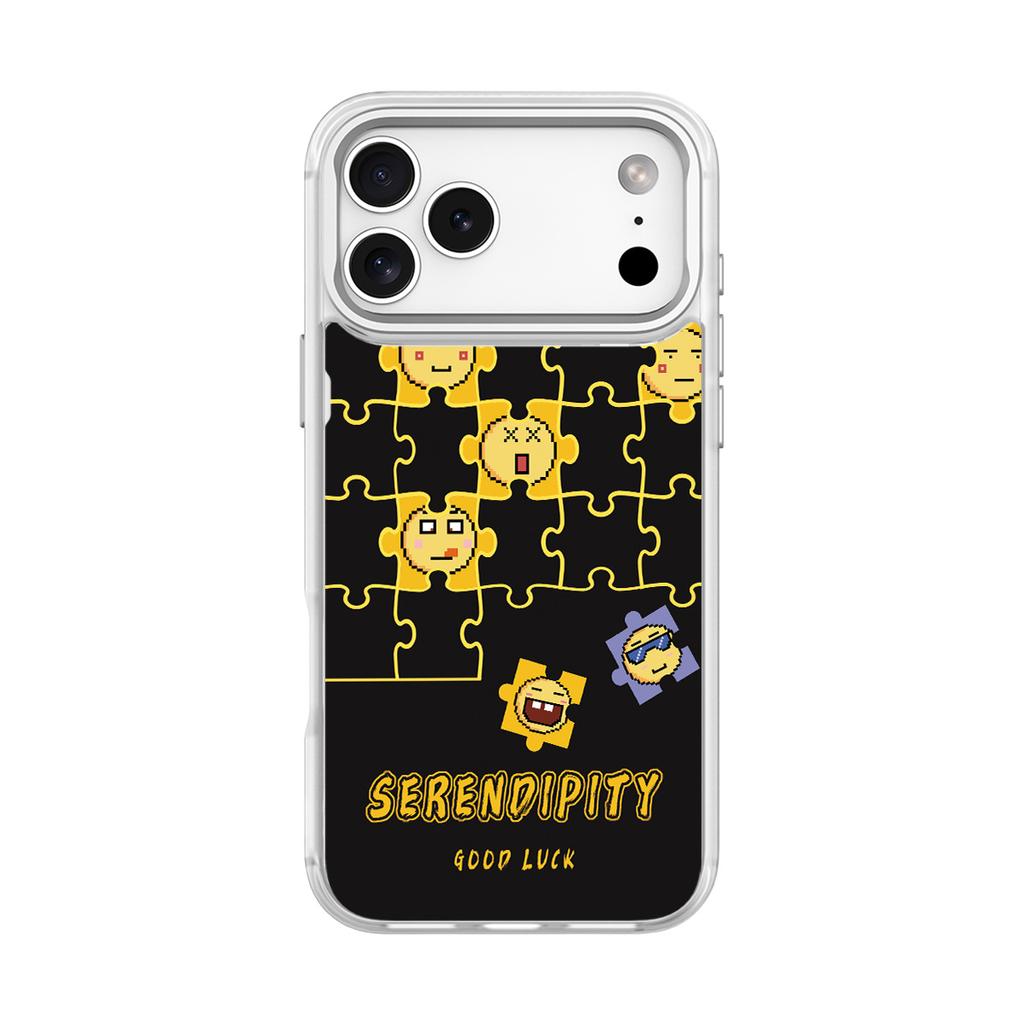 Applicable to Apple 17 mobile phone case, advanced sense 16 replaceable back plate 15promax magnetic mobile phone case, expression puzzle