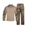 4 цвета Multicam Тактическое снаряжение Камуфляж Зеленая армейская боевая рубашка Брюки-карго Костюм