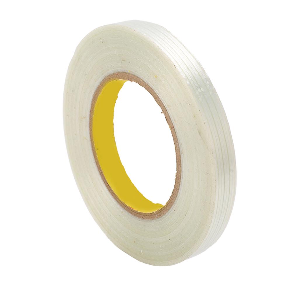 5Pcs Filament Strapping Tape Transparent Fiberglass Strong Tensile for Packing Sealing