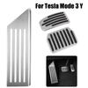 With Rubber Pads Cover Car Accessories Auto Interior Parts Aluminum Alloy For Tesla Model 3 Y Foot Pedal Rest Brake Pedals