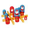 Игра крестики-нолики, рождественская тема, интерактивные игрушки для родителей и детей, красные и синие, семейное развлечение для нескольких человек