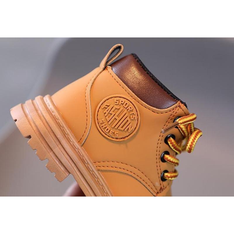 Классические детские сапоги из ревеня, осенние новые одинарные сапоги, короткие сапоги для мальчиков